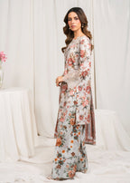 Sahibas By Mirza Zenobia Grey Women 3pcs