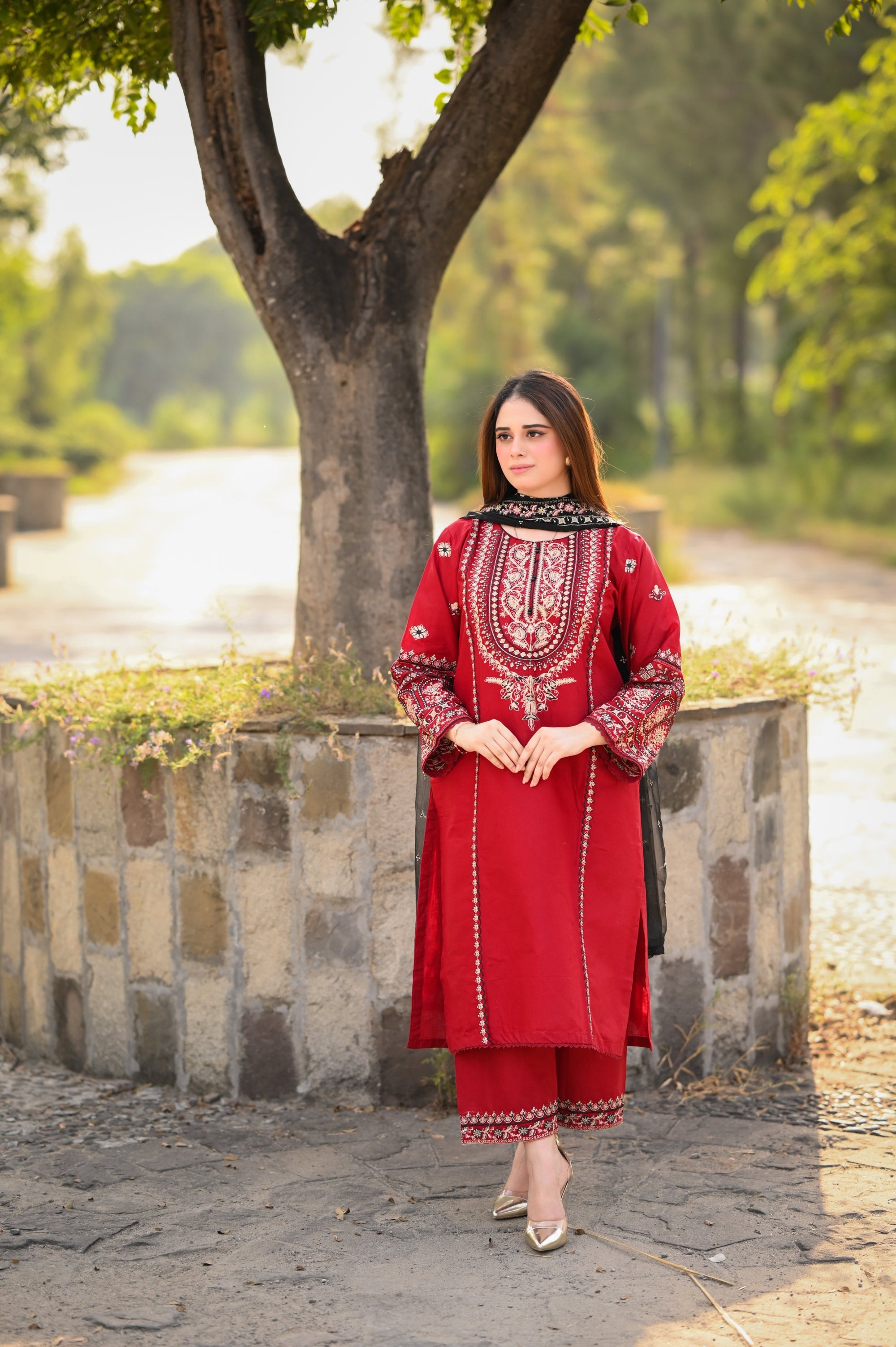 Libas Thread Red Enigma Women 3pcs