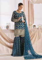 Ayesha Closet GUL BAHAR TEAL Women 3pcs