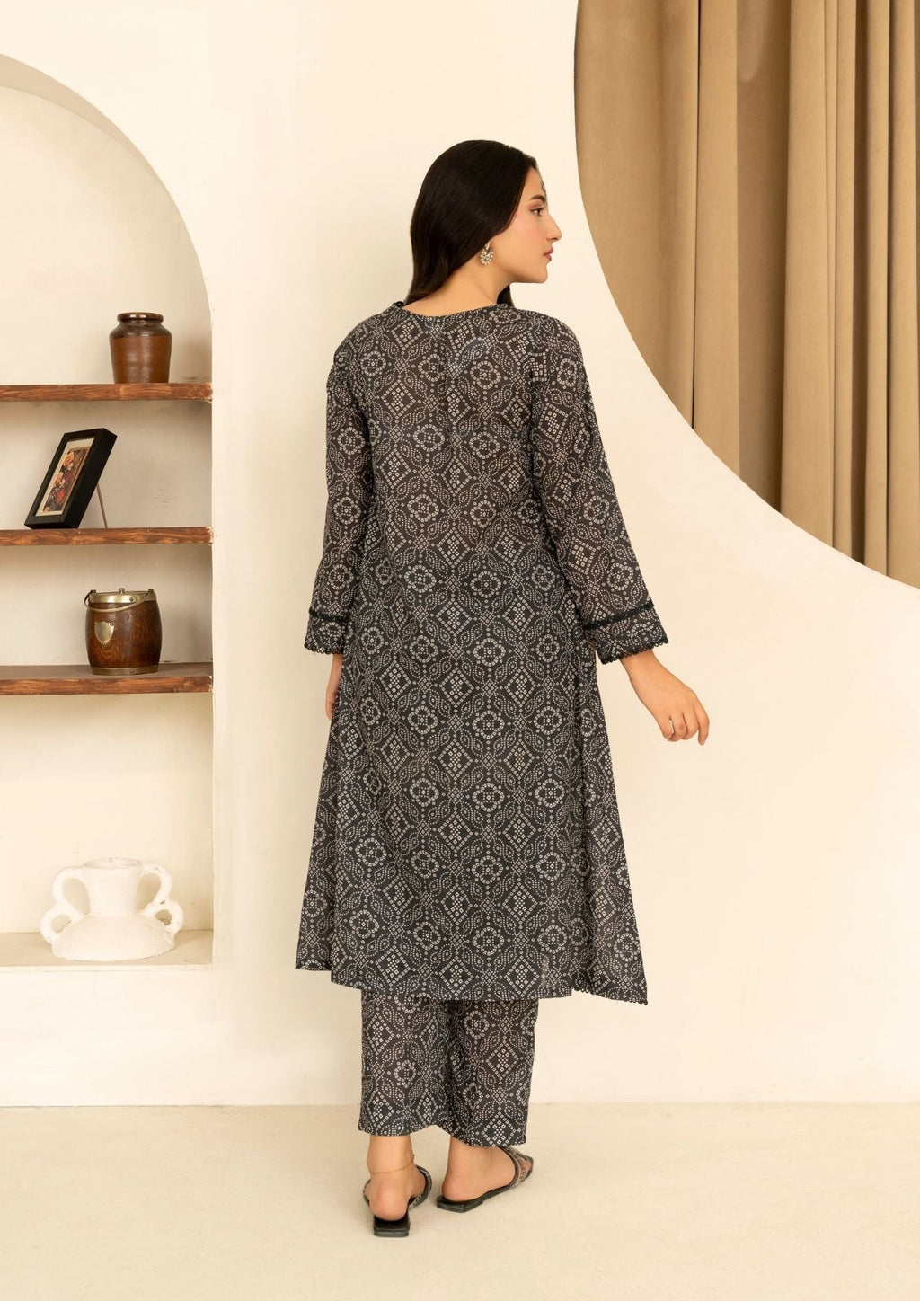 Yolo Pret Digital Print Lawn Angrakha GULMEENA G25 0026 Women 2pcs