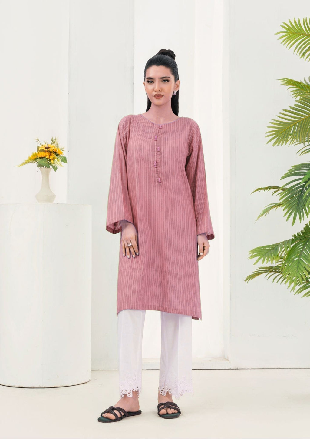 Yolo Pret Bubble Lawn Tunic BLT W25 0002 Women 1pcs