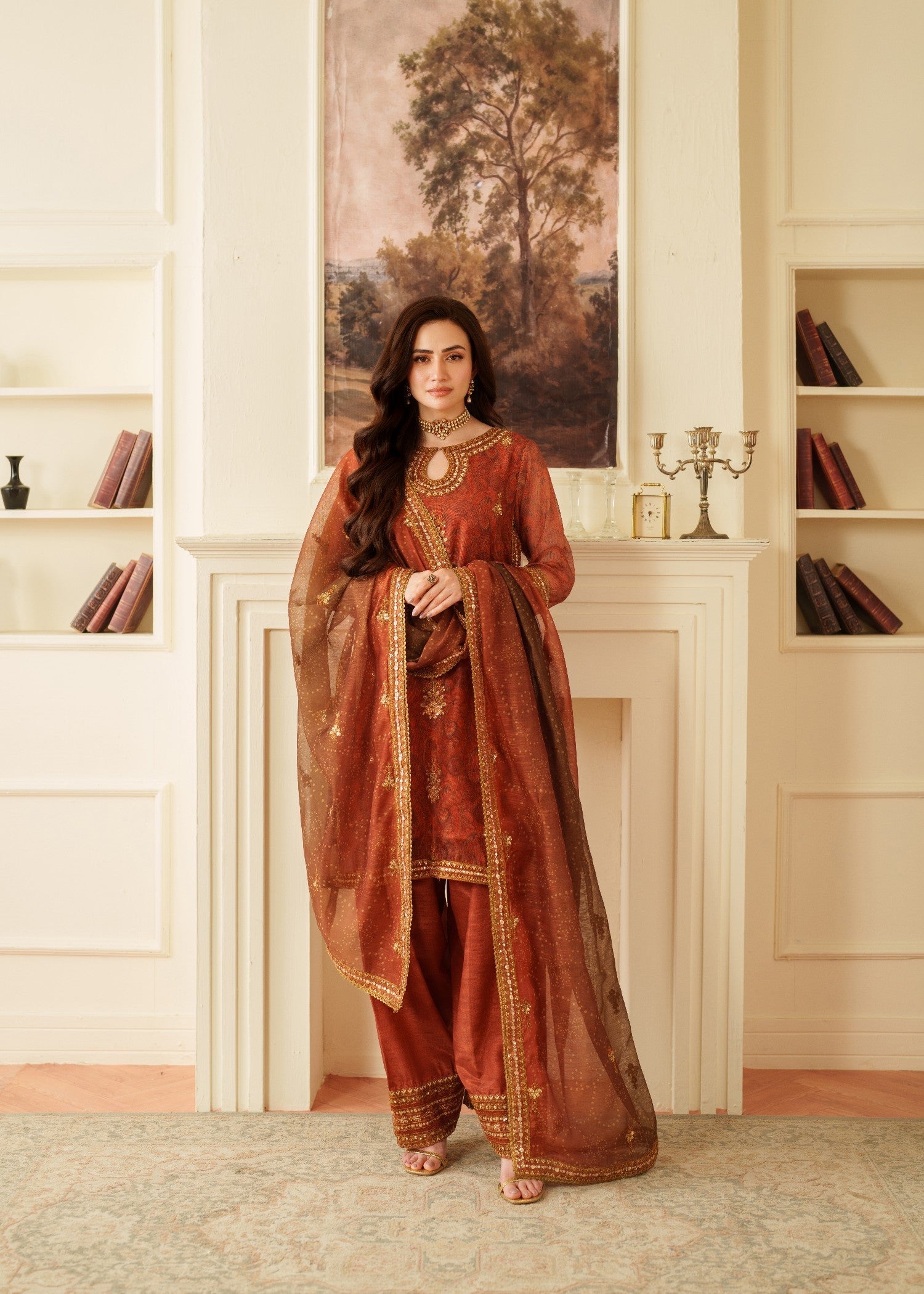 Mohagni LD 02 STITCHED I UNSTITCHED Women 4pcs