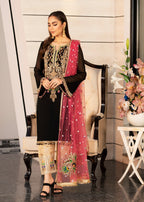 Khuda Baksh Creations Z 292 Black Women 4pcs
