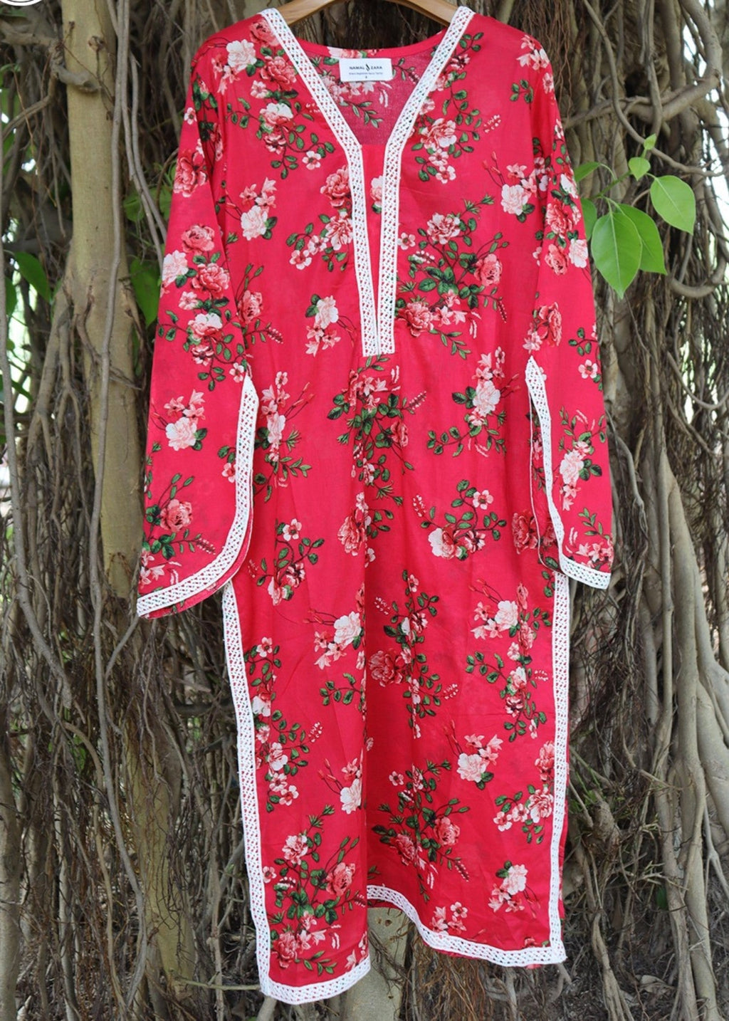 Namal Zara Ltd Hot Pink Bloom Co Ord Set Lawn Women 2pcs