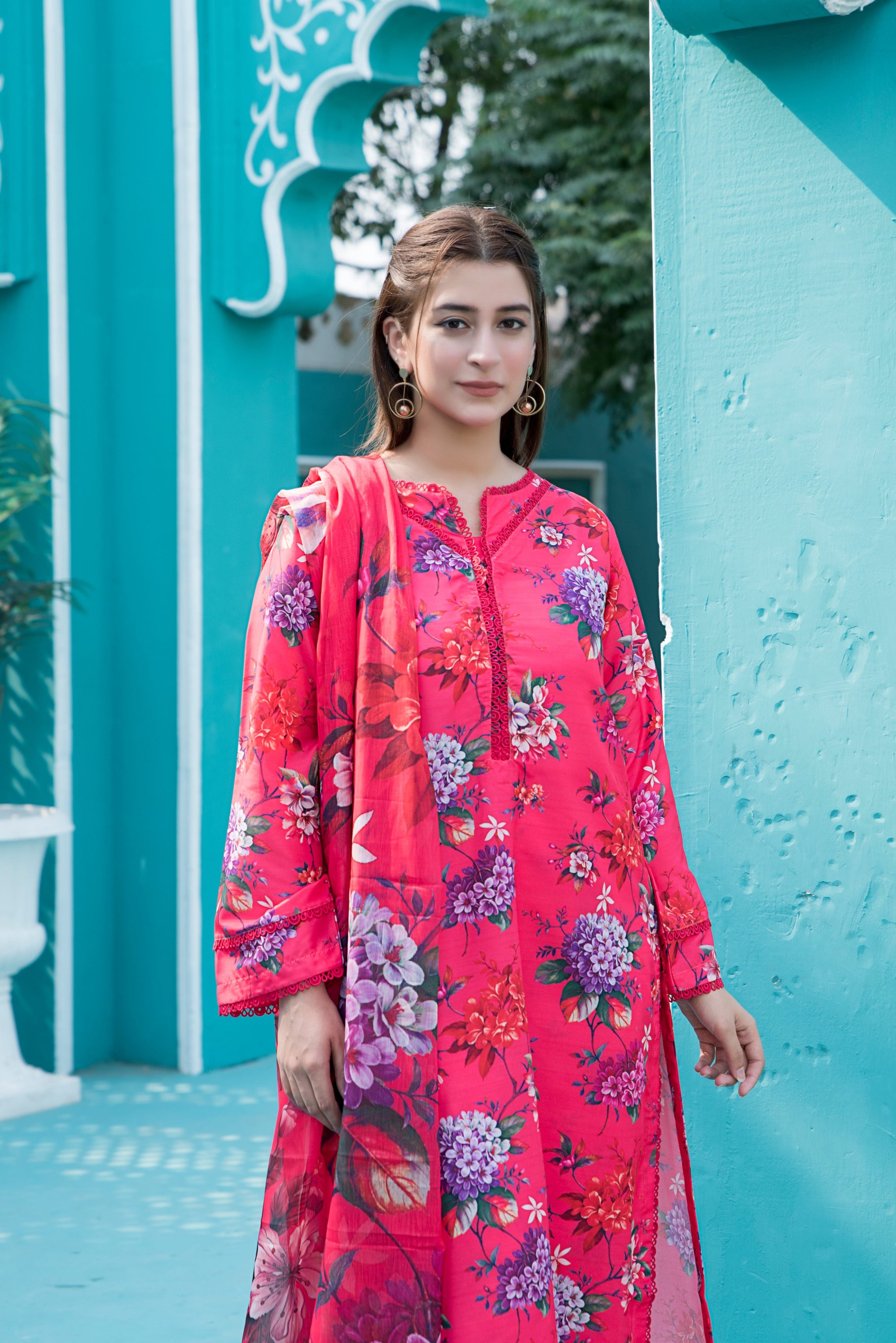 Yolo Pret Printed Arabic Silk Lawn FATAH F25 0014 Women 3pcs