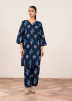 Anabya Garments Kanwal Blue Women 2pcs