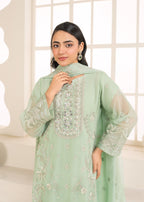 Four Season Boutique MEHAK CHIFFON PISTA Women 3pcs