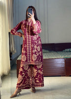 Ayesha B meroon (zaib) Women 2pcs