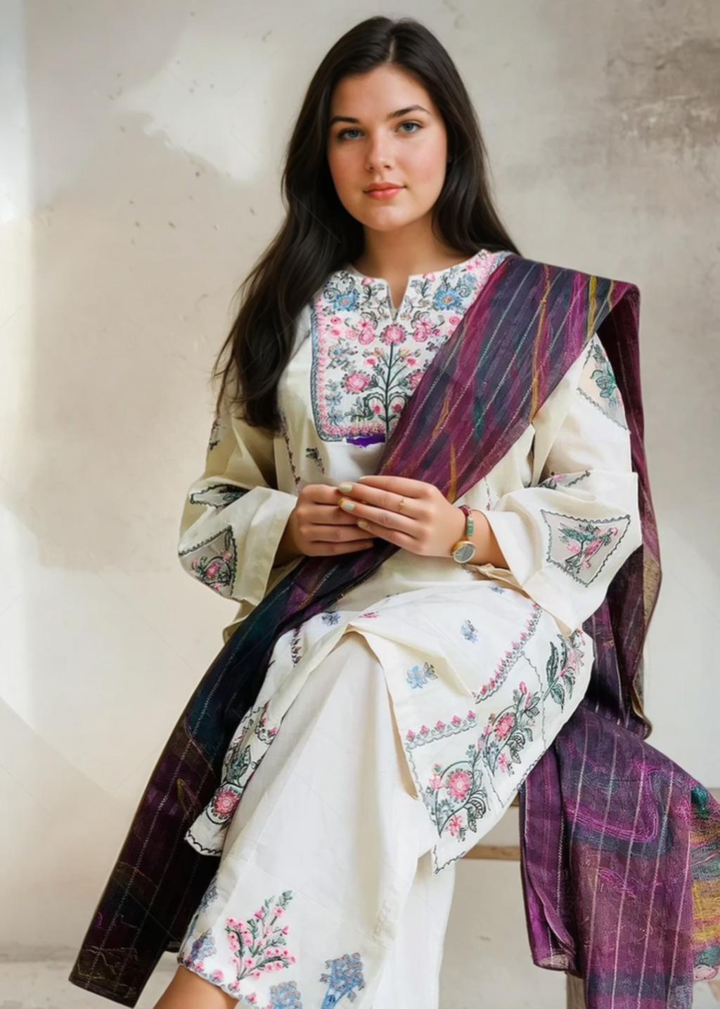 Chaudhary Arts Naaz embroidered Women 2pcs