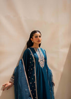 Ayesha Asif TEAL SERENITY SUIT Women 3pcs