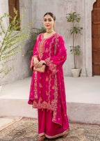 Kanwal Zainab Hot Pink Women 3pcs