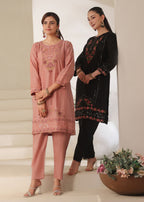 Ayra Pret Jhalak Cream Peach Women 2pcs