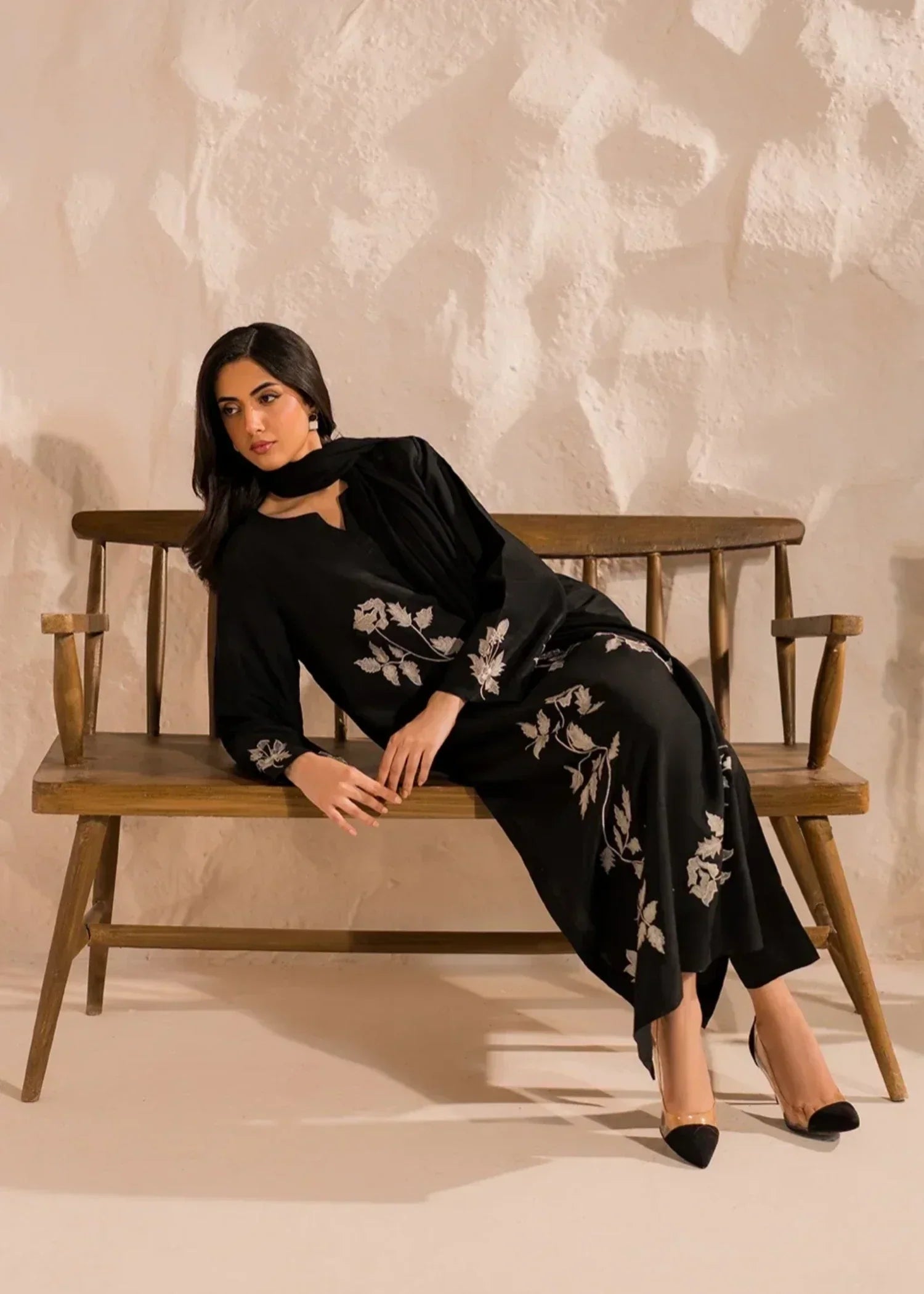 Tawakal Closet BLACK PETALS 03 Women 3pcs