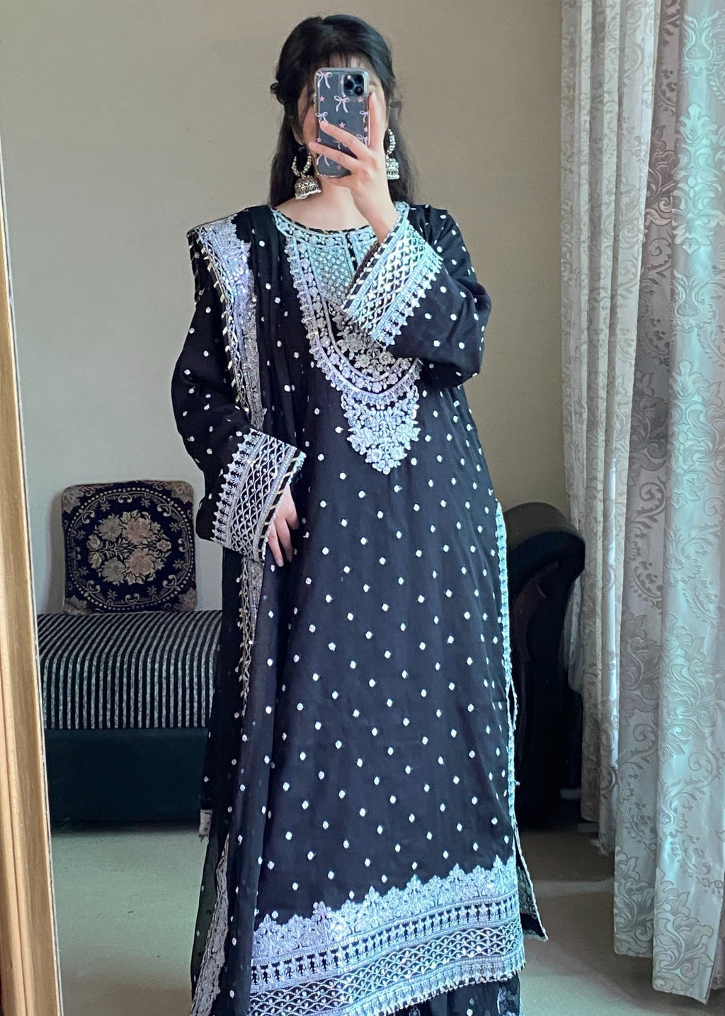 Four Season Boutique HASEENS FARSHY BLACK Women 3pcs