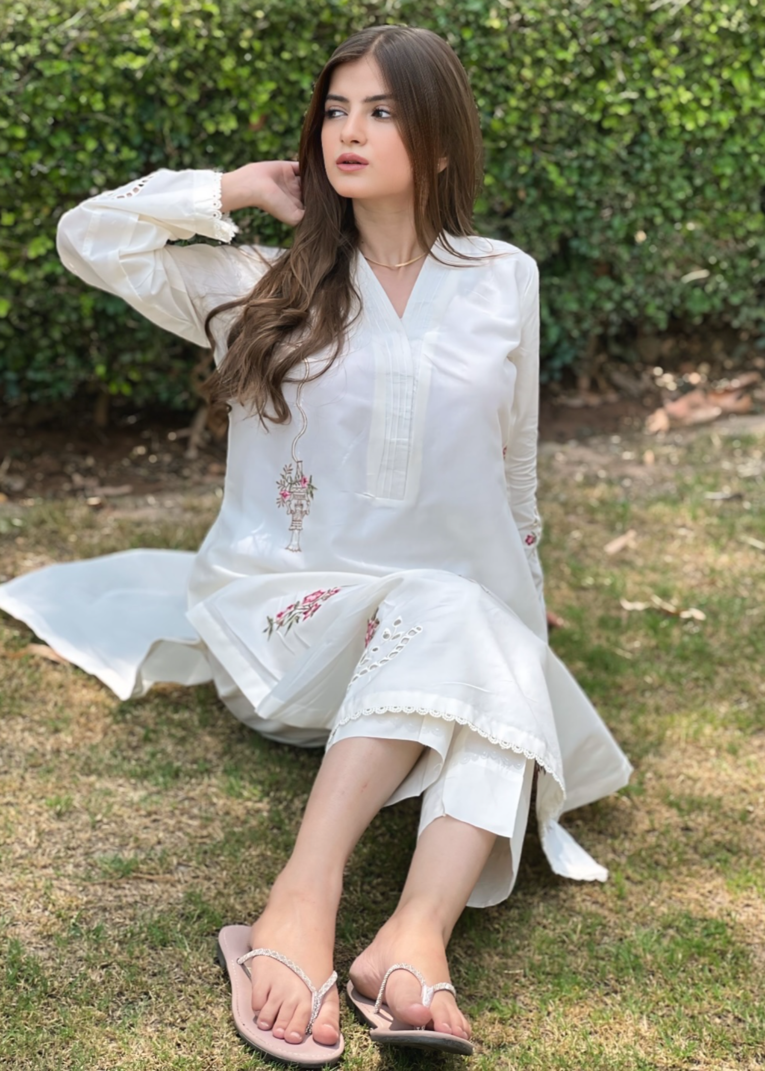 Sahibas By Mirza Wave Ivory Women 2pcs