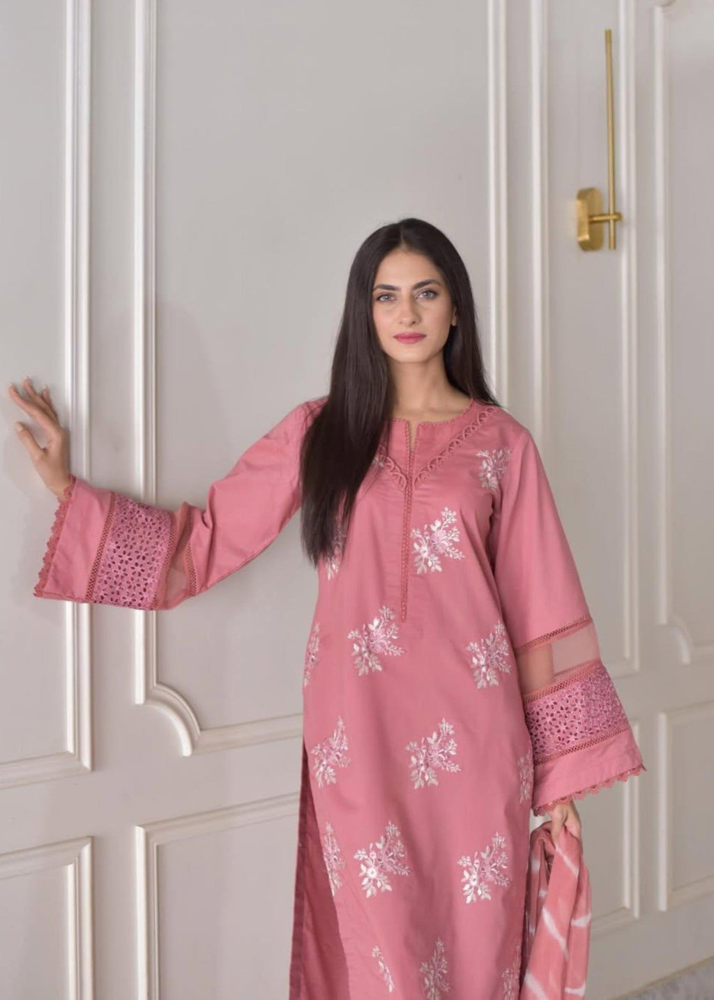 Bin Fatteh Fashion PINK AURA Women 2pcs