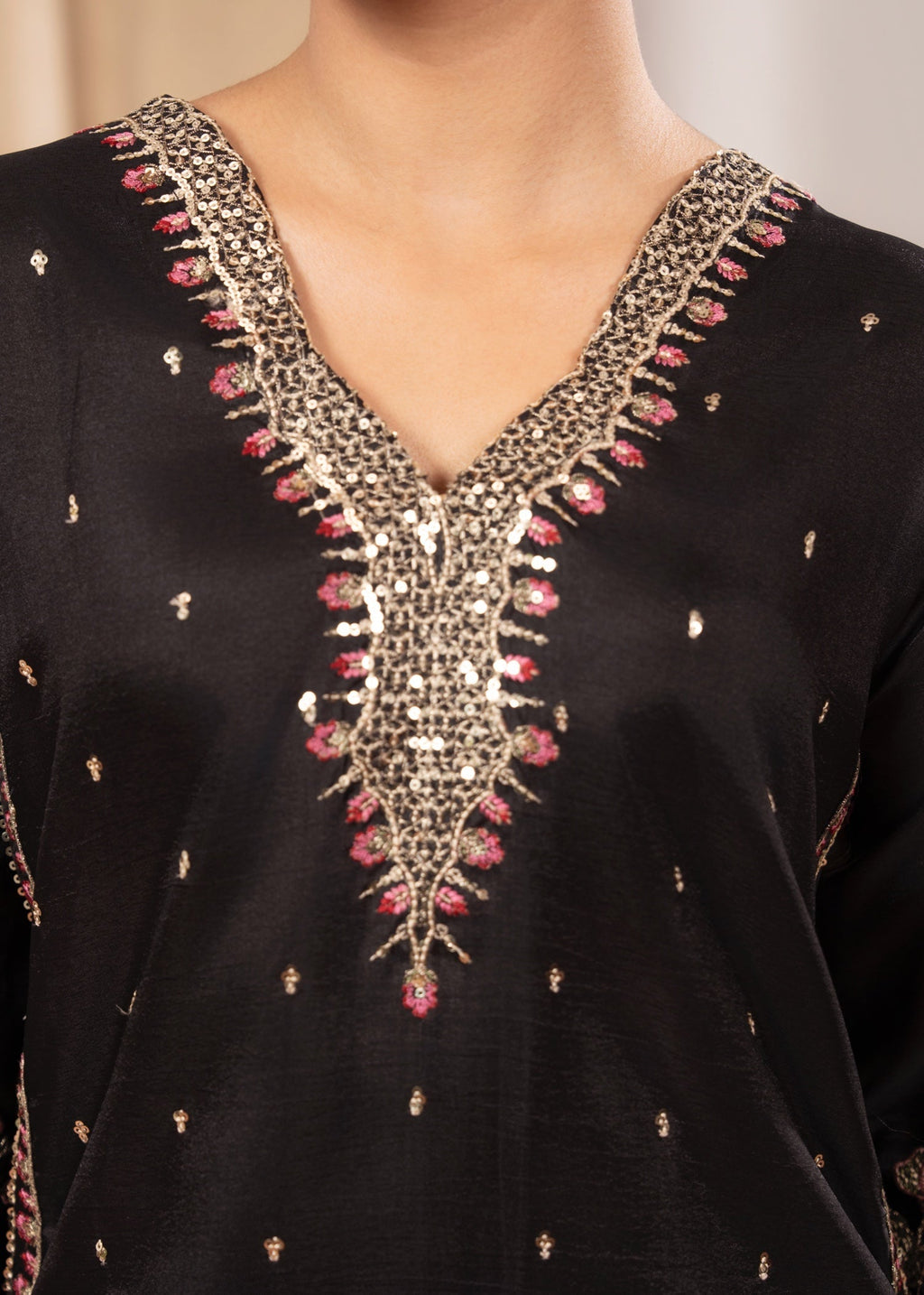 Maira Fashion Black Kurta Set Women 3pcs