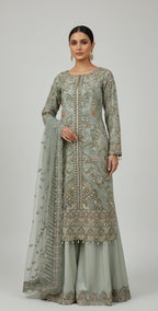 Malhaar Mal AR 120 Pastel green Women 3pcs