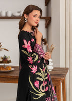 Sahibas By Mirza Zarqaa Black Women 3pcs