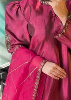 Shehroz Fashion Royal Wine Glow Women 3pcs