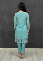 Diara Couture SUHANA US 587 AQUA Women 3pcs