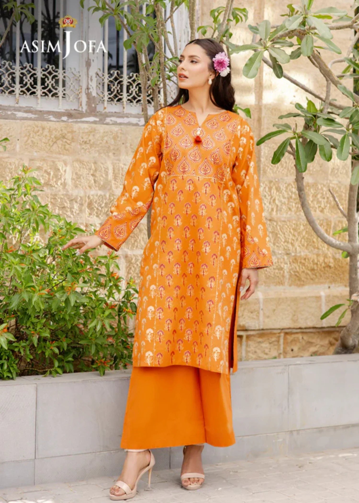 Asim Jofa AJPB 193 PRINTED CAMBRIC STITCHED Women 2pcs