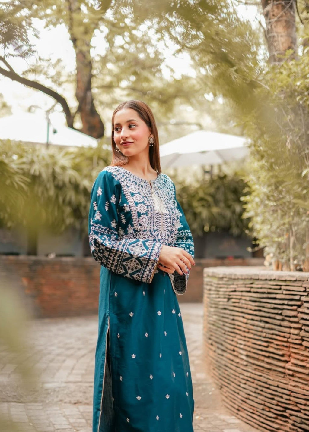 Shehroz Fashion AFFREEN LAWN EMBROIDERY SUIT FOR WOMEN AND YOUNG GIRLS Women 3pcs