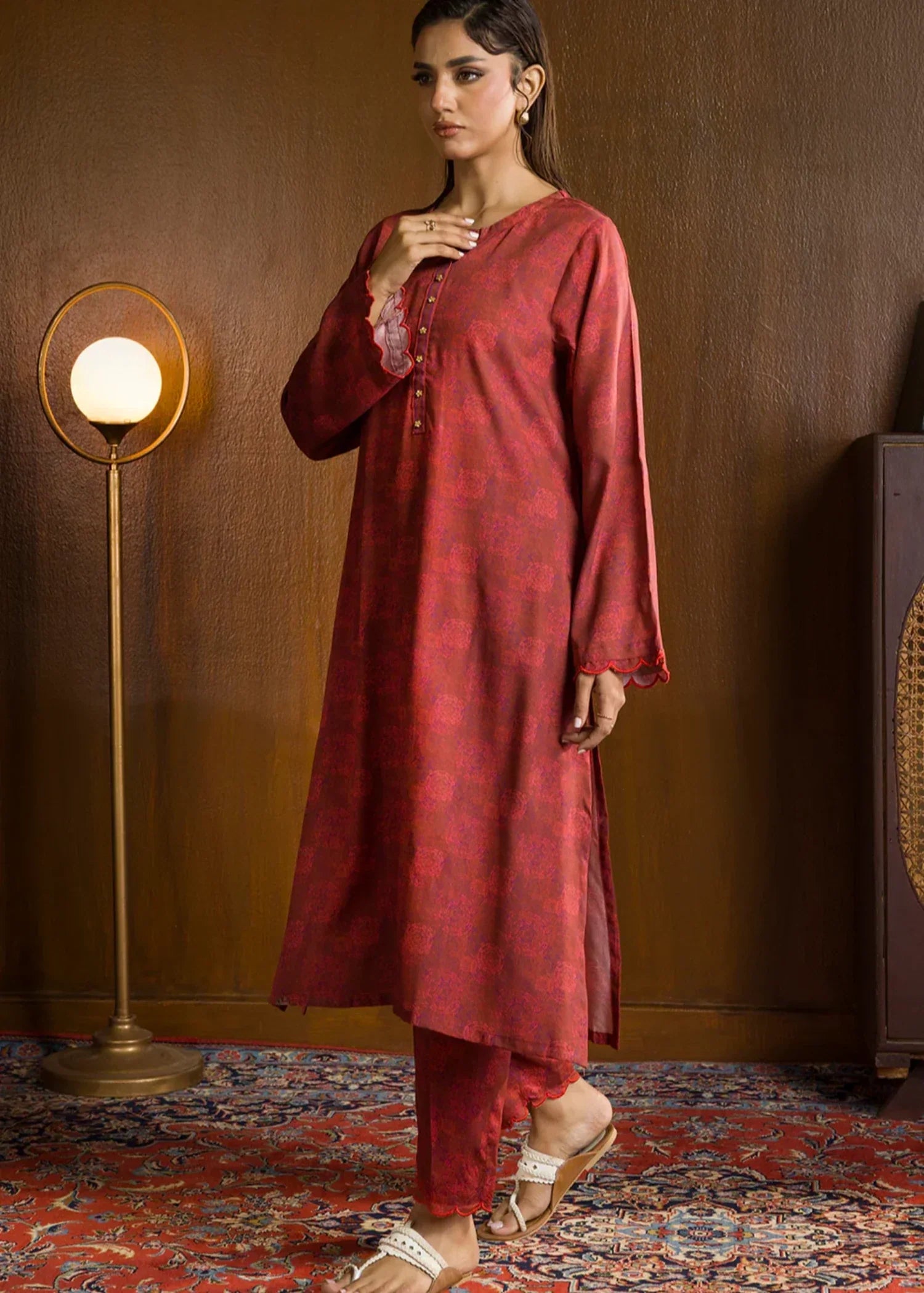 Zellbury WPW2423033 RED Women 2pcs