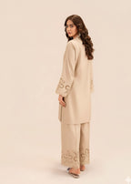 Sahibas By Mirza Amla Beige Women 2pcs
