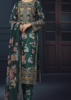 Pehnawa By Bin Akram’s NOOR GRN | Shimoz Silk Women 3pcs