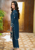 Tng (The Next Generation) Neel Kamal | | Embroidered | Navy Blue Women 2pcs