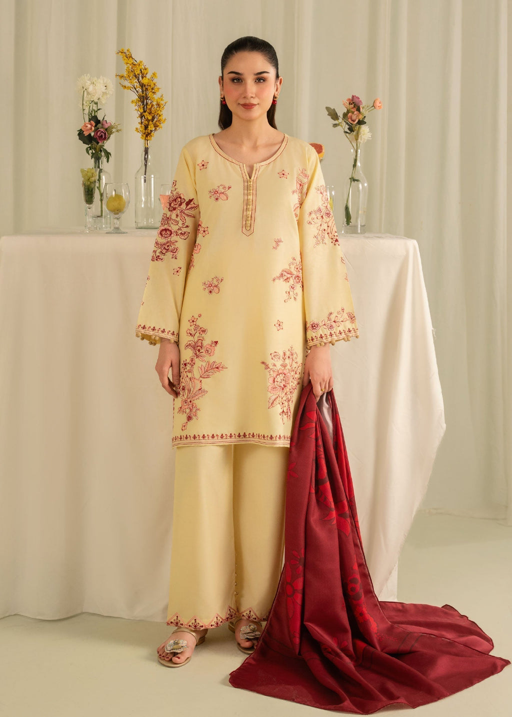 Chaudhary Arts Zawiya Embroidered Women 3pcs