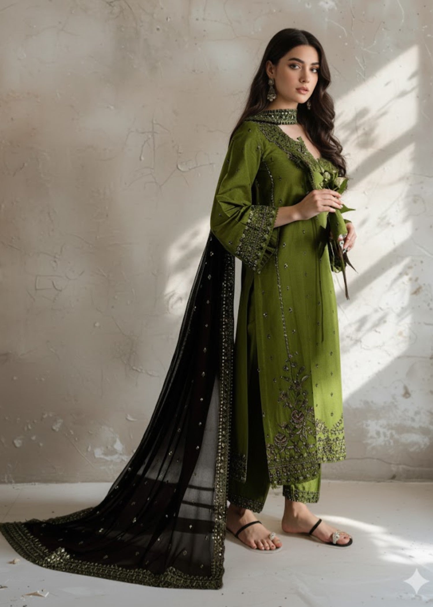 Tehzeeb Libas MAYAL EMBROIDERED Women 3pcs