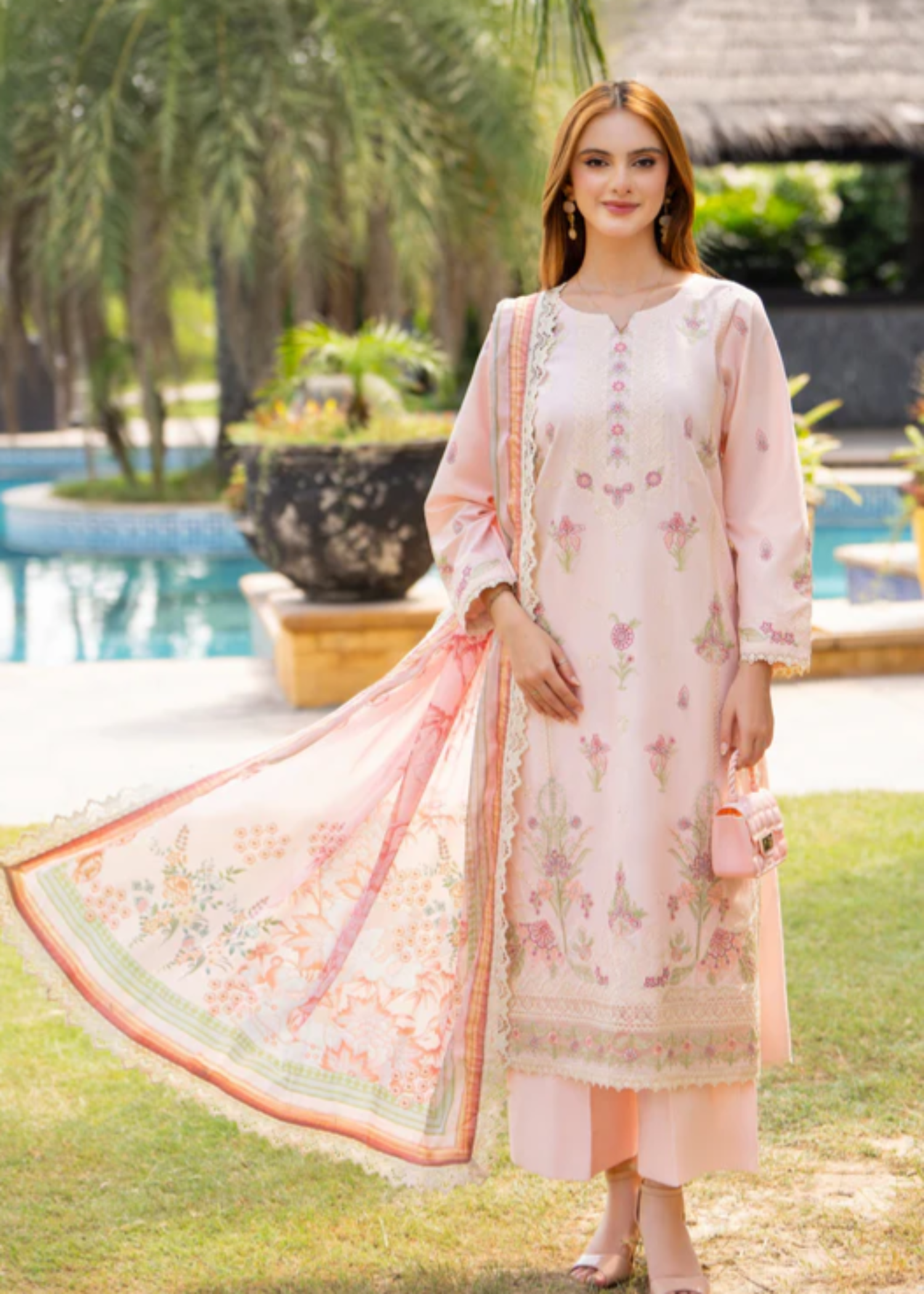 Maisa By Seven Star 3 PieceLuxury Embroidered | CLE 0208 Women 3pcs