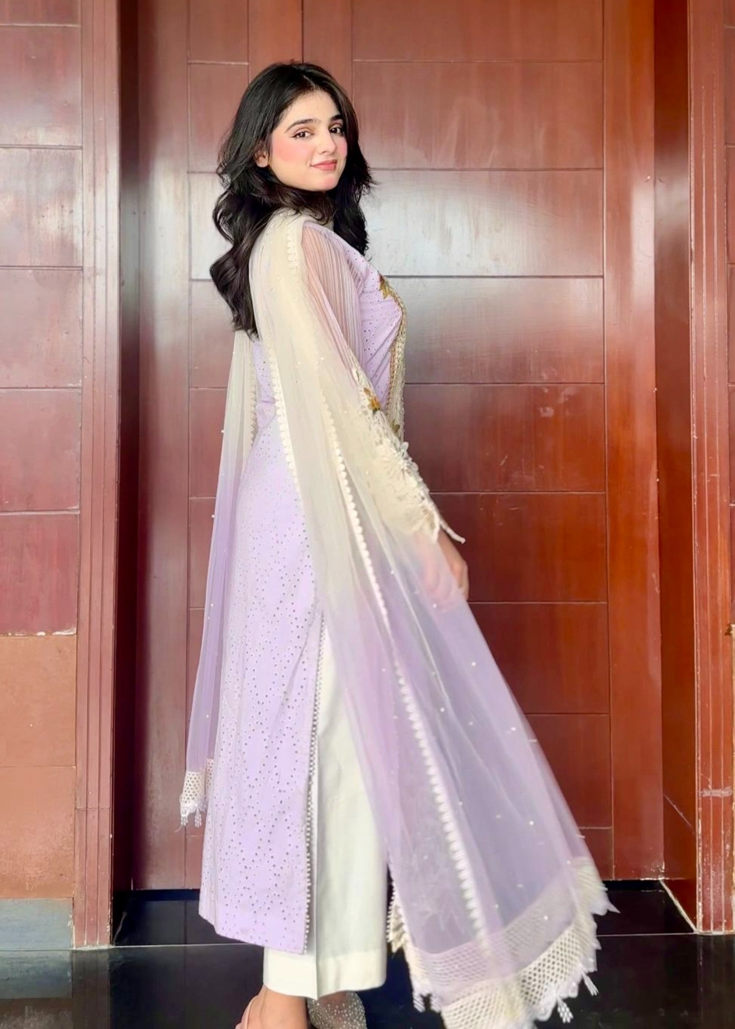 Khuda Baksh Creations S 125 Lavender Women 4pcs
