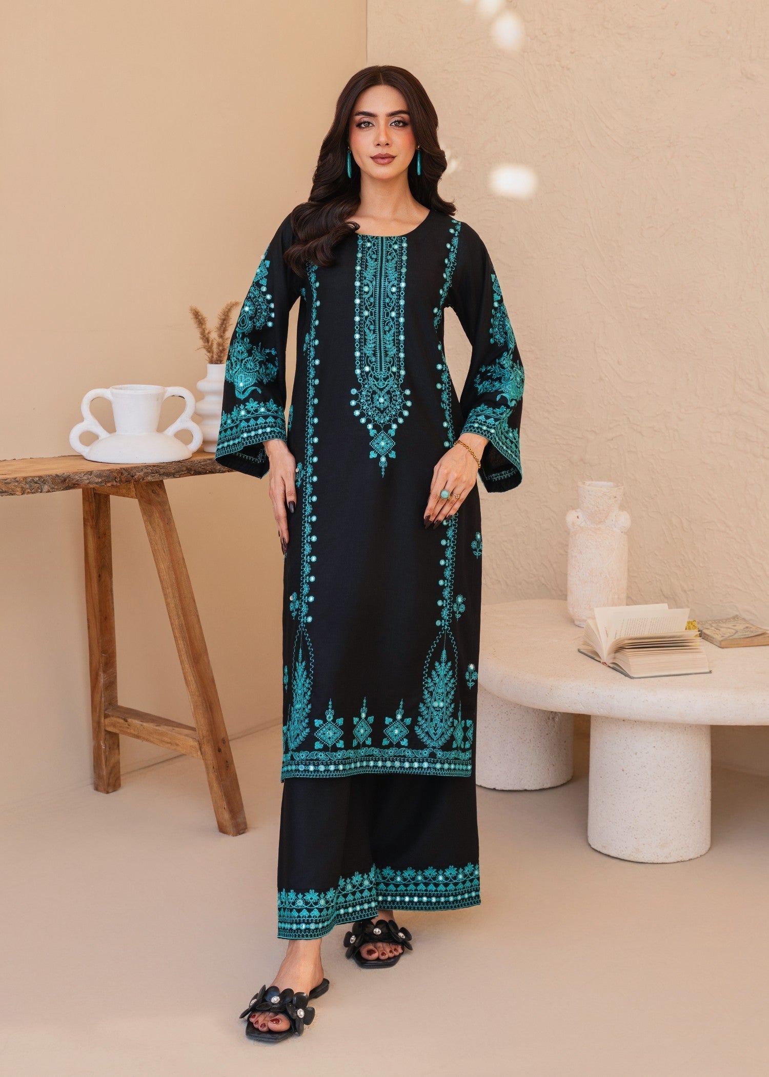 Tehzeeb Libas SERENA EMBROIDERED Women 2pcs