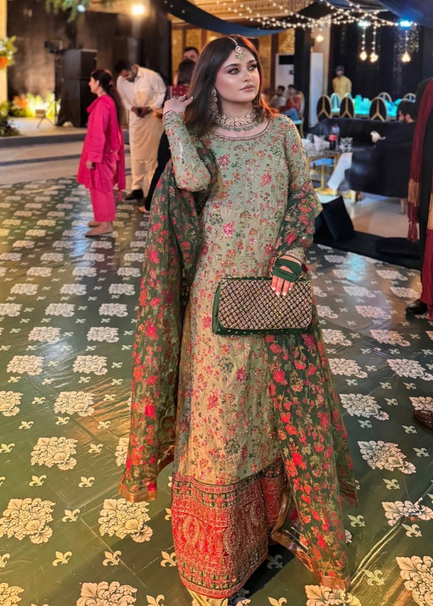 Suits By Sadia Farah Silk Women 3pcs