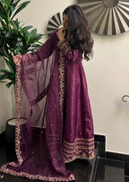 Laal Clothing Plum Musk Women 3pcs