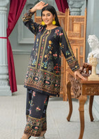 Designer Rack Grip silk black floral Women 2pcs