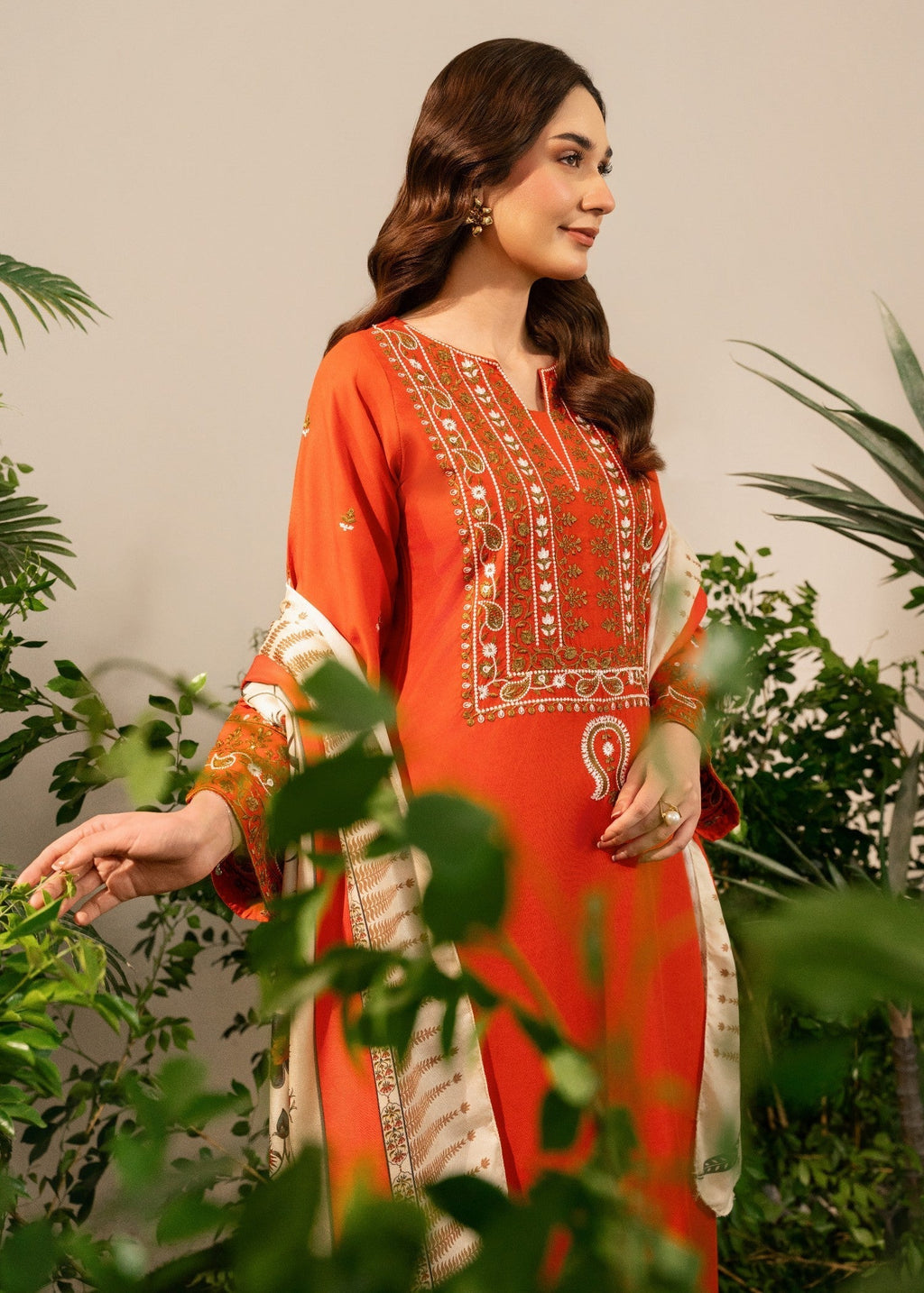 Tehzeeb Libas MALAIKA EMBROIDERED Women 3pcs