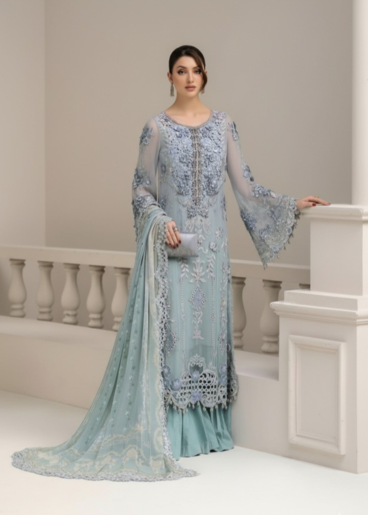Malhaar Mal CF 4354 BLUE Women 3pcs