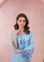 Zeeniya Officials Sky blue Women 1pcs