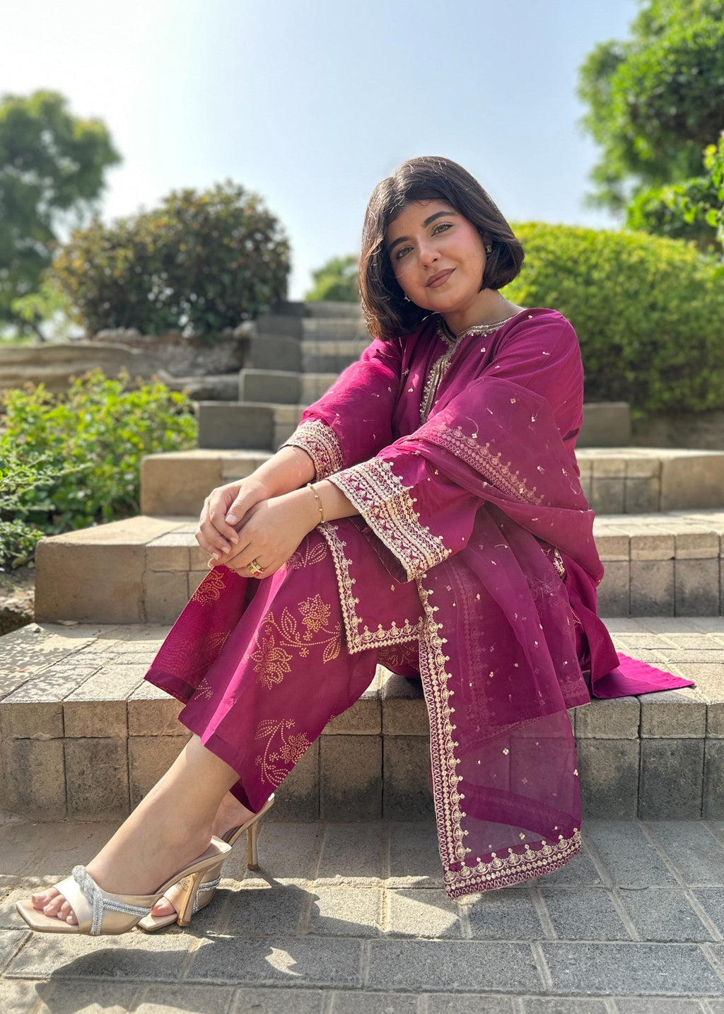 Chaudhary Arts Sofia Embroidered (stitched) Women 3pcs