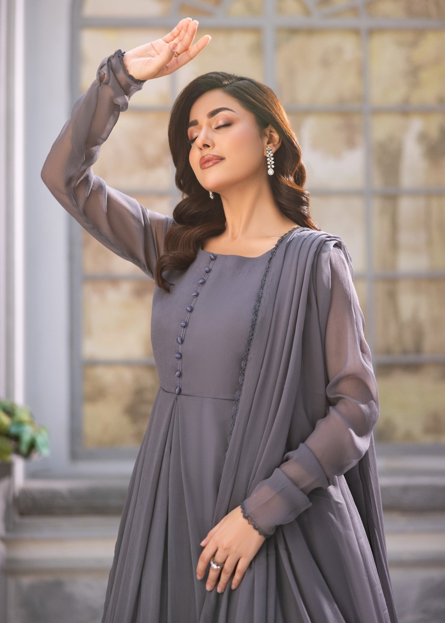 Alyssa GREY MAXI ALM02 Women 2pcs