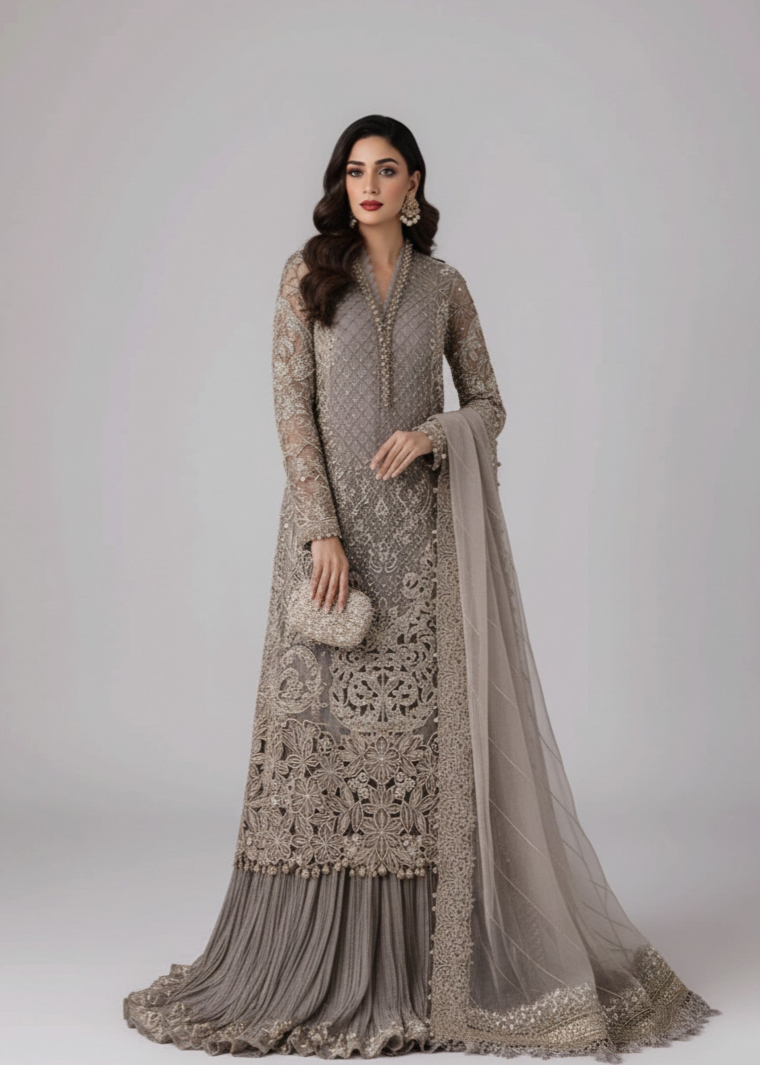 Malhaar MAL AL 4232 WED V1 25 Women 3pcs