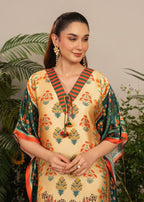 Tehzeeb Libas BUTTUR CUP KAFTAAN Women 2pcs