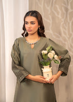 Shehroz Fashion Moss Green Women 3pcs