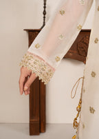 Four Season Boutique HASEEN PLAZZO CREAM Women 3pcs