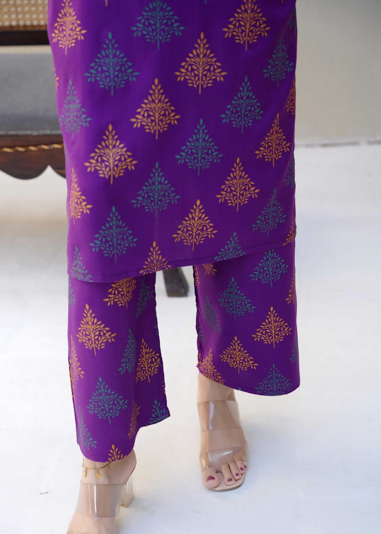 Chaudhary Arts Ethan Purple Women 2pcs