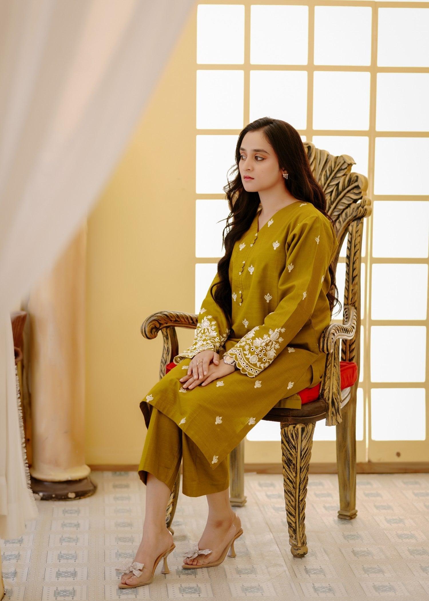 Tng (The Next Generation) Esha | | Slub Khaddar | Embroidered Women 2pcs